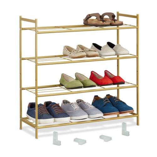 Stapelbares Schuhregal mit 4 Böden