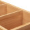 Organisationsbox aus Bambus 4 Fächer 6