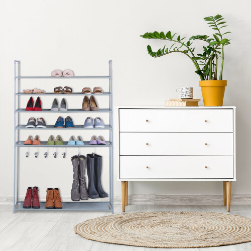 Schuhregal mit Stiefelfach 1