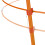 Pflanzenstütze 76 cm orange, 6er-Set 7