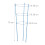 Pflanzenstütze 76 cm blau, 6er-Set 4