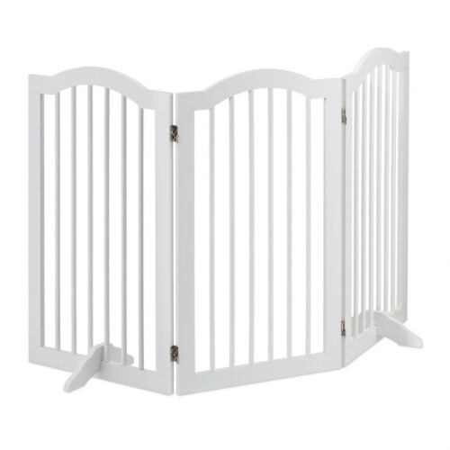Weißes Sicherheitstor 92 cm
