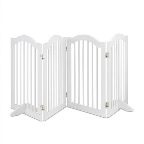 Weißes Sicherheitstor 70 cm