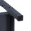 Holzregal aus grauem Metall 8