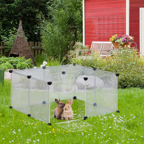 12-piece freestanding cabinet Transparent 1