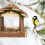 Vogelhäuschen mit Rinde 5