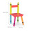 3-piece children's seating group, colorful 5