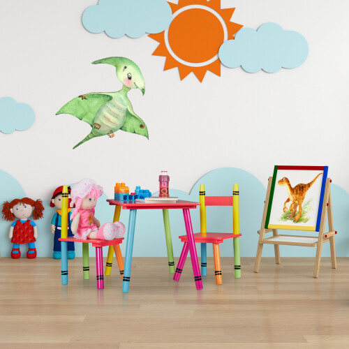 3-piece children's seating group, colorful 1