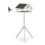 White bird table on post 1