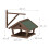 Wall-mounted bird table brown 4