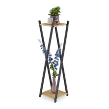 Hoher Blumensockel mit 2 Ablagen
