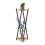 Hoher Blumensockel mit 2 Ablagen 1