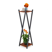 Hoher Blumensockel mit 2 Ablagen