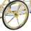 Servierwagen Messing und Glas 7