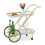 Servierwagen Messing und Glas 1
