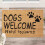 Fußmatte Kokosfaser Dogs Welcome 2