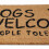 Fußmatte Kokosfaser Dogs Welcome 6