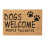 Fußmatte Kokosfaser Dogs Welcome 1