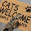 Fußmatte Kokosfaser Cats Welcome 3