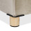 Sitzbank mit Samtbezug und Holzfüßen 8