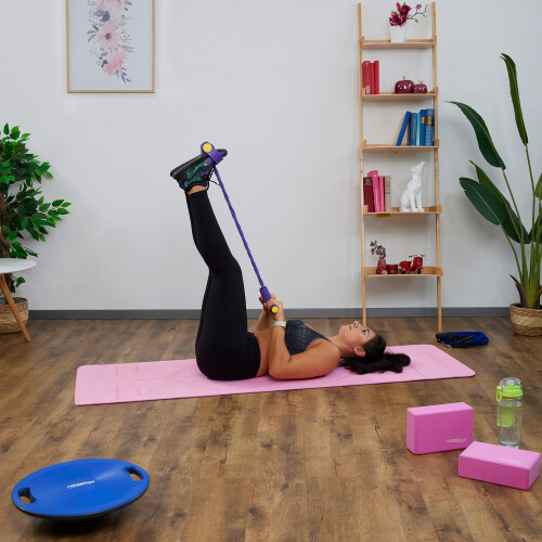 Expander exercise band with pedals 2