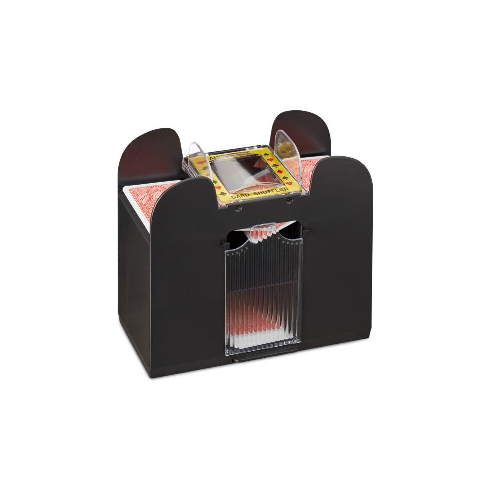 Automatic card shuffler for 6 decks