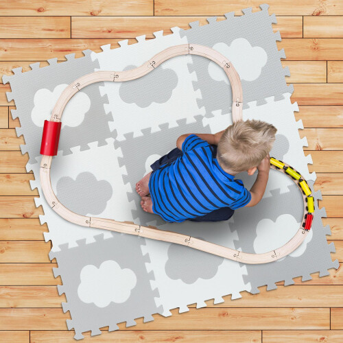 Puzzlematte mit 18 Teilen Wolke 1