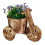 Fahrrad mit Holzblumen 1