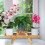 Pedestal de flores de bambú 2