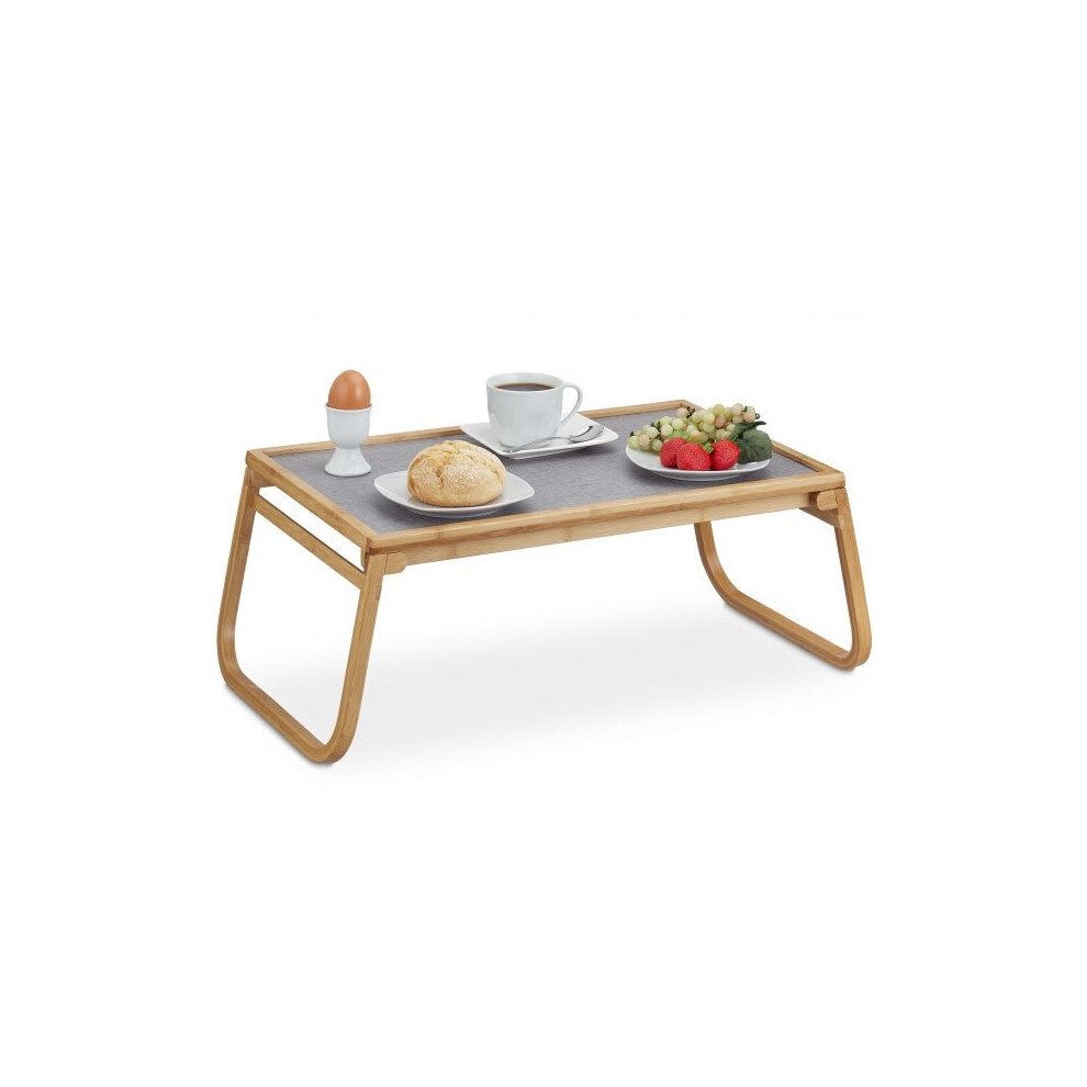 B2x Foldable Bamboo Bed Tray