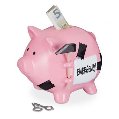 Sparschwein-Notfall