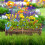 Caixa de flores de madeira, conjunto com 2 2