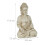 Sitzende Buddha Figur 17,5 cm 4