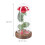 Ewige Rose im Glas mit Kerze 4