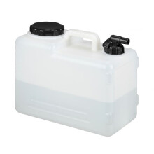 Wassertank mit Wasserhahn