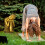 Buddha-Statue mit Kopf auf Knie 3