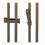 Gartentor in Bronze, 3-teilig 6