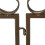 Gartenzaun mit 3 Paneelen 6