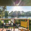 Gartentisch mit Loch für Sonnenschirm 5