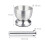 Mortar with impact in stainless steel 4