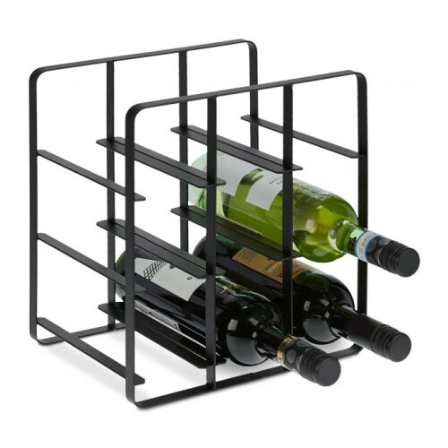 Weinregal aus Metall für 9 Flaschen