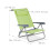 Beach chair with neck pillow - foldable 4