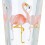 4er-Set Glasflaschen Flamingo 8