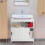 Waschbeckenunterschrank weiß 2