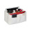 Taschenorganizer Geldbörse Filz Weiß 1