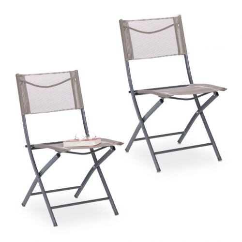 Klappbarer Gartenstuhl 2er Set