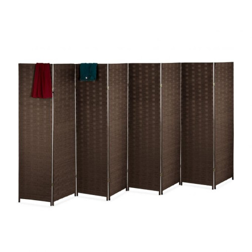 Sichtschutzwand mit 8 Paneelen