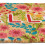 Fußmatte Kokosfaser "Hello" mit Blumen 6