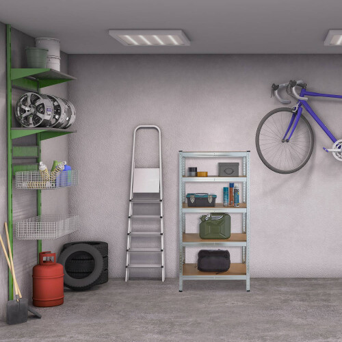 Storage shelf with 5 shelves 1
