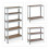 Storage shelf with 5 shelves 6